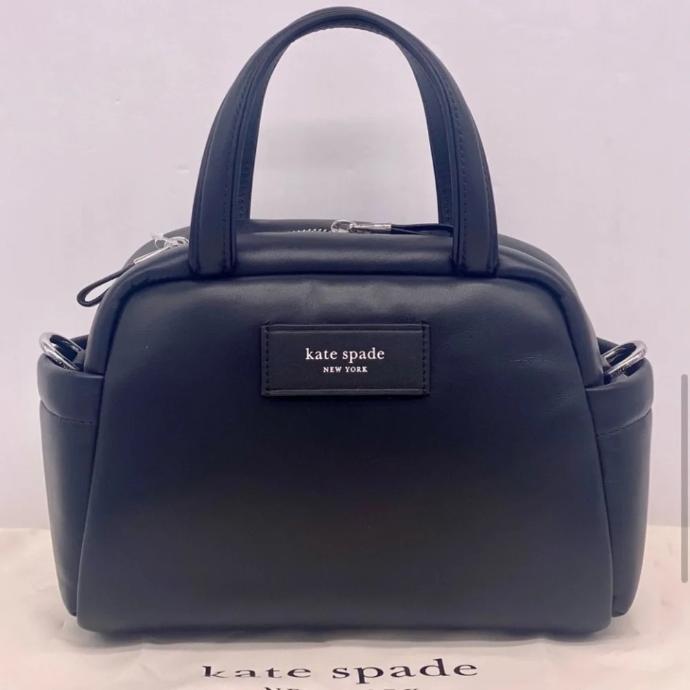 Kate Spade Puffed Satchel NWT Crossbody Black